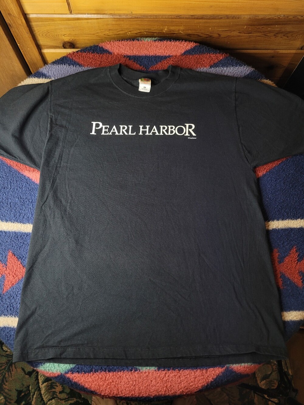 Pearl Harbor Movie T Shirt Size XL Touchstone Pictures Y2K Black FOTL